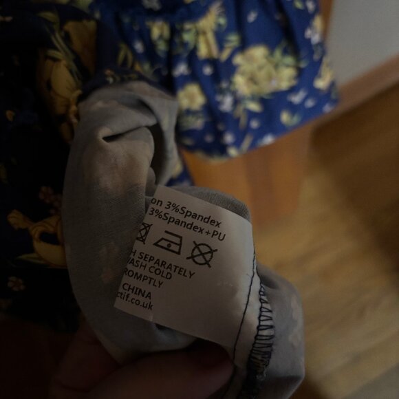 ModCloth x Collectif Retro Twee Floral Sleeveless Midi Swing Dress Size XL - Picture 10 of 10